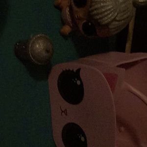 Lol baby Doll with the mill bottle and with cat purse